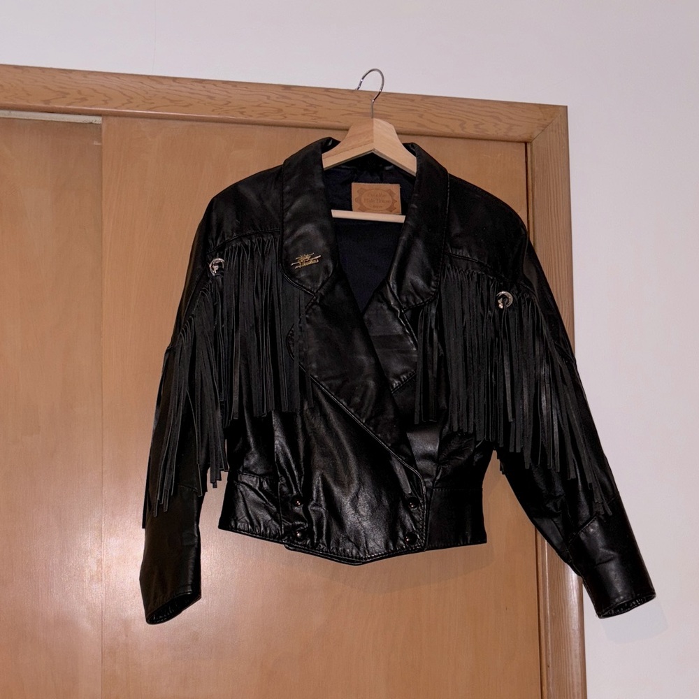 Vintage Old Hyde House Fringe jacket